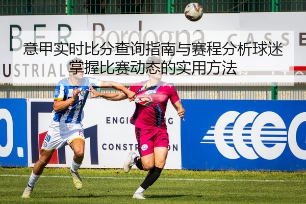 意甲实时比分查询指南与赛程分析球迷掌握比赛动态的实用方法